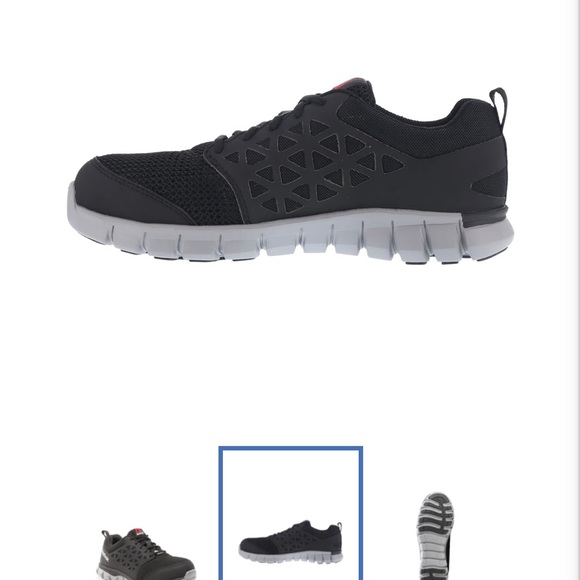 These are safety shoes. Just wear twice. Perfectly fine. - Picture 1 of 3